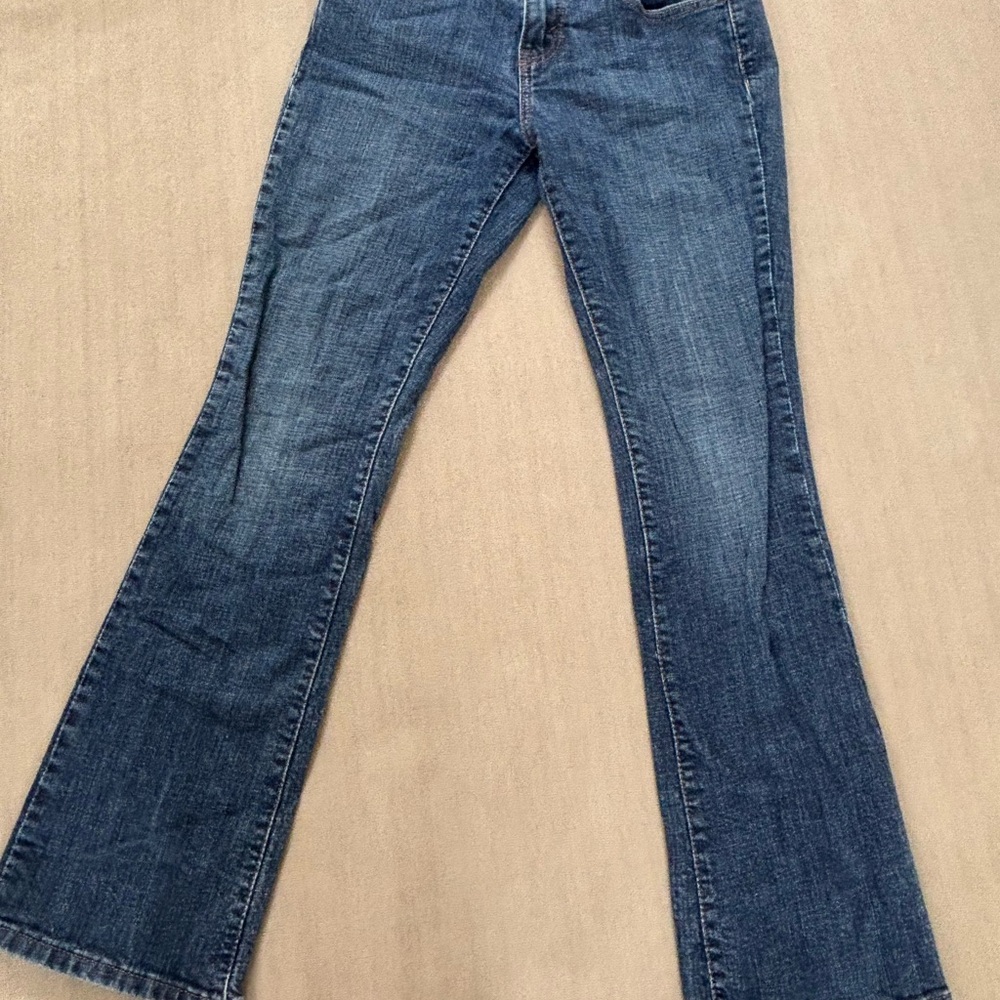 Levi's Blue Flare Wide Leg Jeans